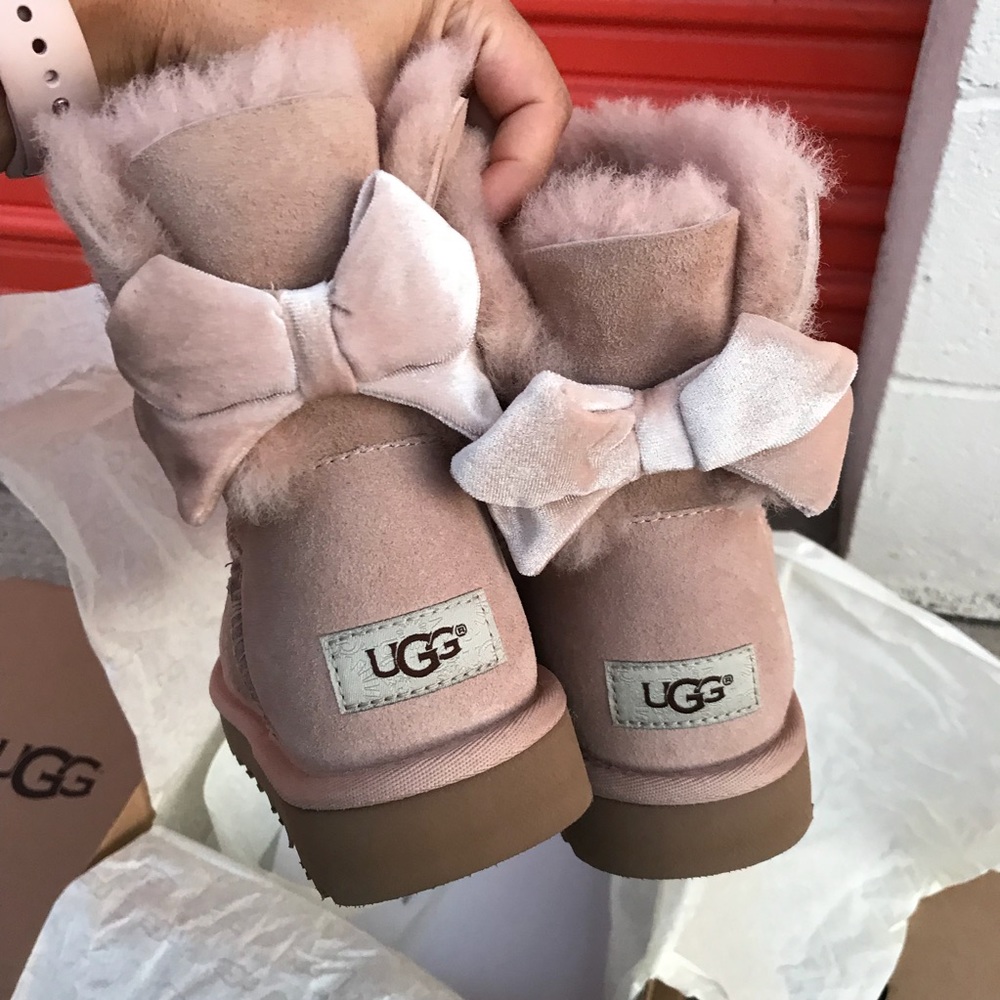UGG water resistant Bailey bow II ribbon Sz 11 new - Picture 5 of 7